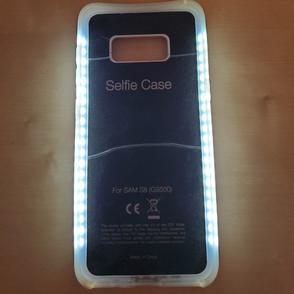 Samsung Galaxy S8 Selfie Light Case - Picture 1 of 2
